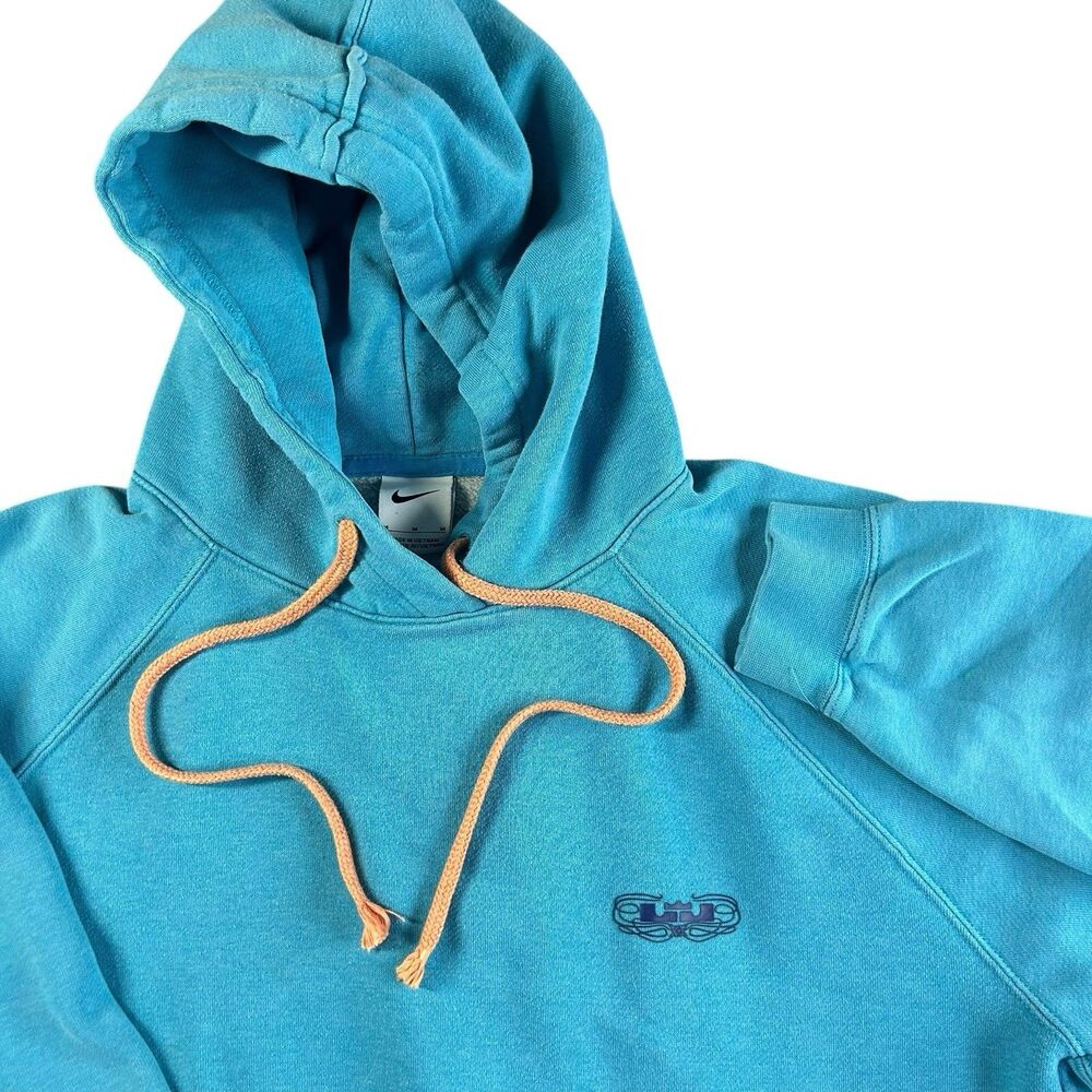 Nike Lebron James Hoodie Men’s Medium Strive For Greatness Blue DQ6129-446